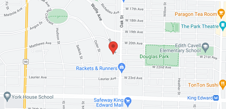 map of 306 1023 WOLFE AVENUE